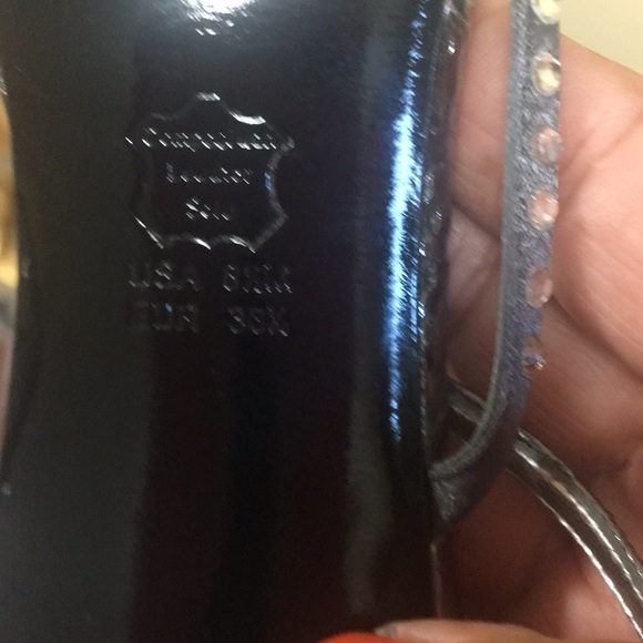 Nina sling back studded heel sandal - Picture 6 of 6